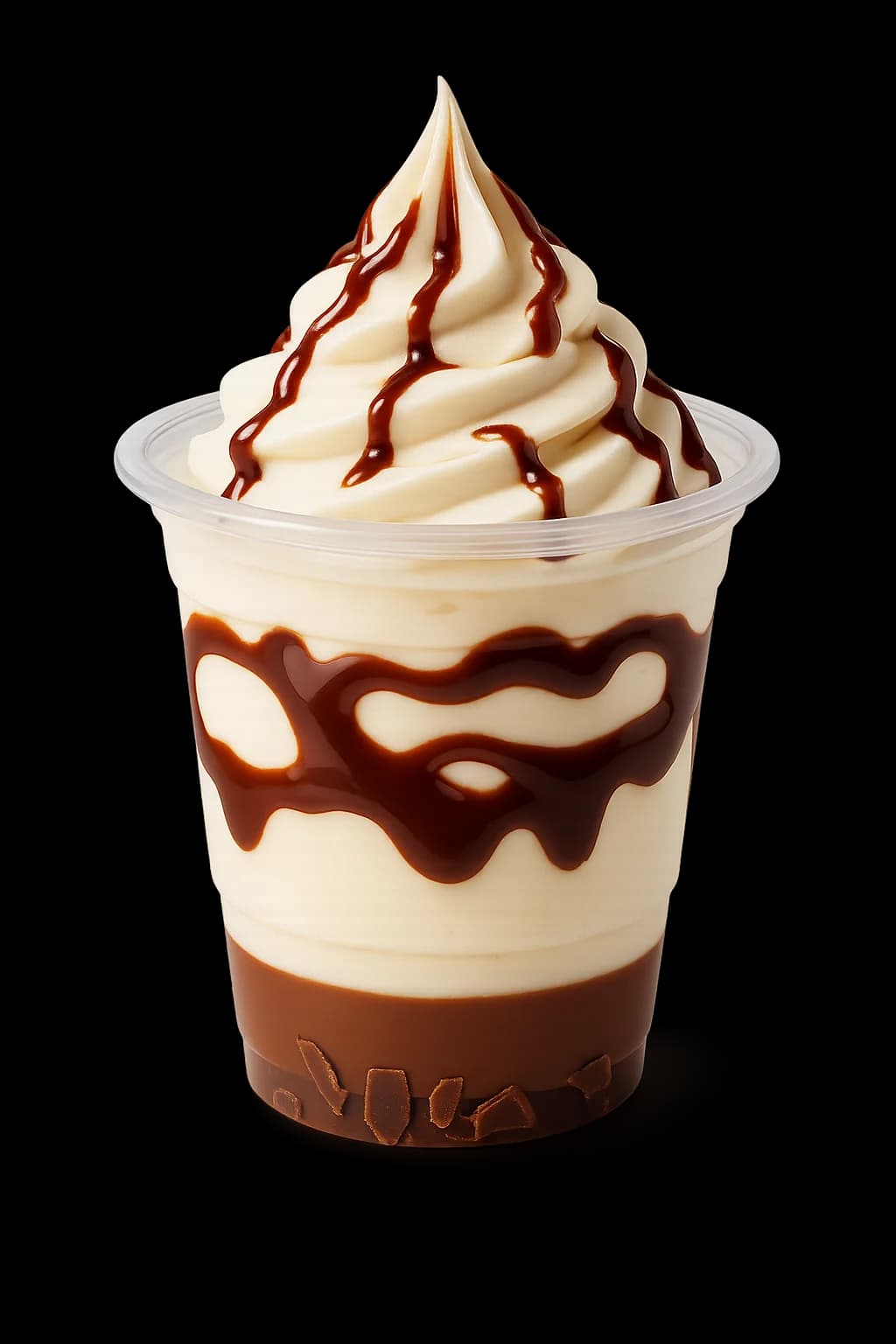 Vanilla Choco Swirl Sundae